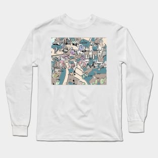 Abstract Pattern from AVonbywhacky Long Sleeve T-Shirt